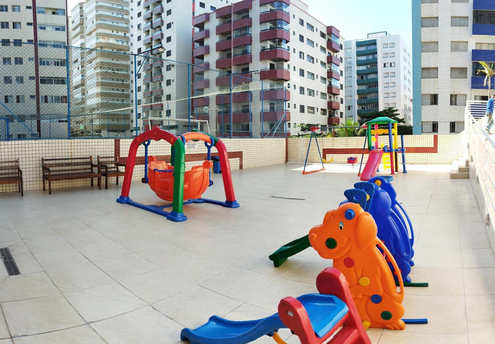 Aconchegante Apartamento Com Vista Para O Mar -Guilhermina Praia Grande  Kültér fotó